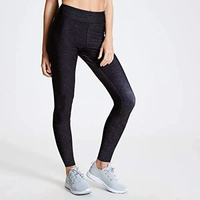 Imagen de Dare 2b Influential Mallas Deportivas, Tejido Ligero De Secado Rápido, Costuras Planas, Gran Elasticidad Trousers, Mujer, Black Molecular, 18