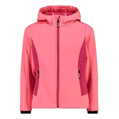 Imagen de CMP Chaqueta Kid G Con Capucha Fija, Softshell Unisex niños, Rosa (Brillo Fuxia), 98