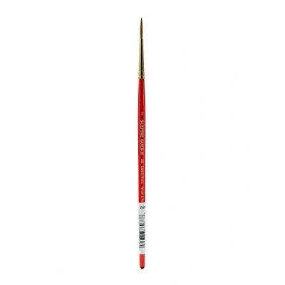 Imagen de Winsor &amp; Newton Sceptre Gold II Pincel Redondo con Mango Corto, Rojo, Nr. 2 1,8 mm