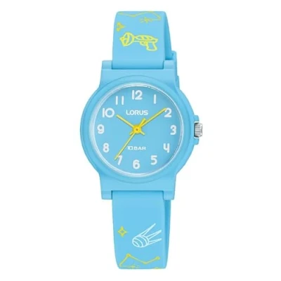 Imagen de Lorus Reloj Infantil Analógico de Cuarzo con Correa Silicona, Azul