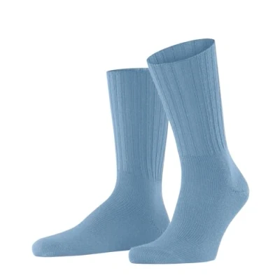 Imagen de FALKE Nelson M SO lana unicolor 1 par, Calcetines Hombre, Azul (Airy Blue 6707), 39 42