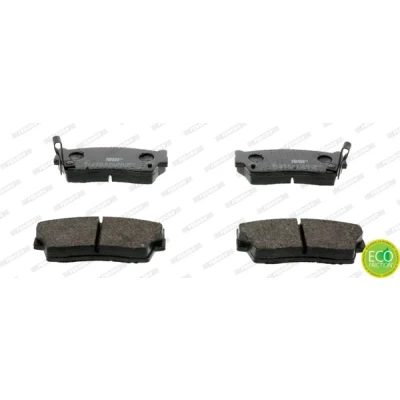 Imagen de FERODO PREMIER ECO FRICTION FDB712 Juego de pastillas freno con avisador acústico desgaste sin accesorios SUZUKI: Grand Vitara 1 SUV