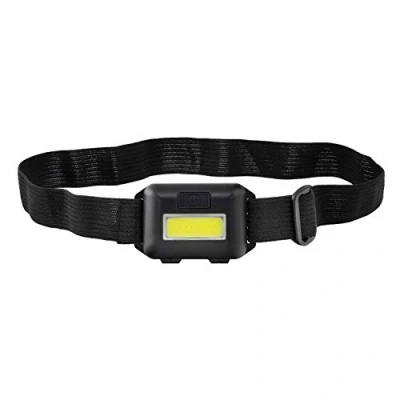 Imagen de Linterna led frontal cabeza ajustable 120 lumenes, 3 modos, cinta ajustable, baterias aaa incluidas