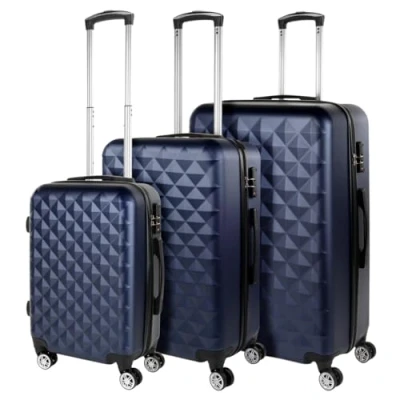 Imagen de ITACA Juego de Maletas Viaje Rígidas Set Ligeras Pack Viaje. Conjunto con Candado Combinacion, Azul