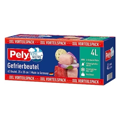 Imagen de pely 8674 Bolsa para congelados (4 L, 45 Unidades)