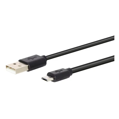 Imagen de Cable Edenwood 2,5m Negro Micro Usb Pvc