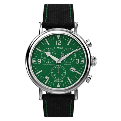Imagen de Timex Standard Chronograph Cronógrafo Black, Hombre, Talla: One Size, Black