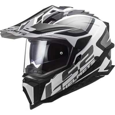 Imagen de LS2, Casco Moto Cross Explorer Alter Matt Black White, XXL