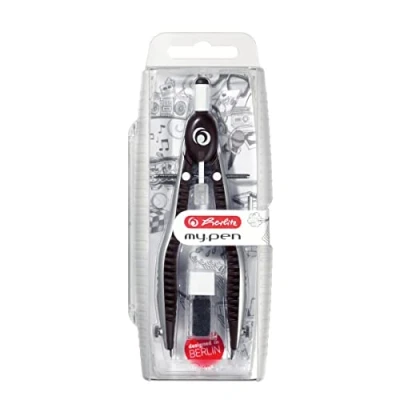 Imagen de Herlitz my.Pen 11122322 Compás color Gris/Negro ( Con minas de recambio )