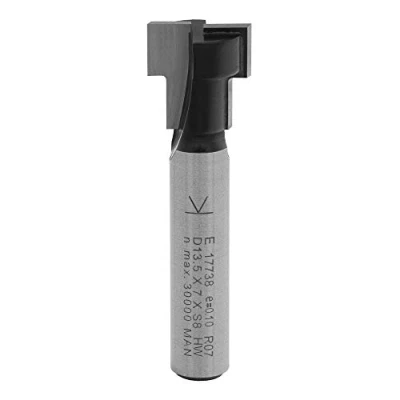 Imagen de ENT 17738 Fresa de ranurar con ranura en T M8 de, carburo, vástago (S) 8 mm, diámetro (D1) 13,5 D2 8,6 NL1 7,0 NL2 Z2