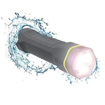 Imagen de LIGGOO Ultra Light Linterna LED de gran potencia Recargable por USB Resistente al agua y a los golpes con 4 modos luz Patentada