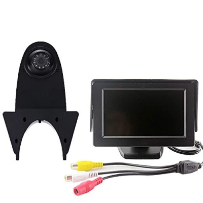 Imagen de 【Kit de Cámara Visión Trasera】 Pantalla TFT LCD 4.3 Pulgadas Monitor Coche + HD Nocturna IR Luz Freno Marcha atrás para Mercedes Benz Sprinter Citroen Dacia Fiat Opel VW