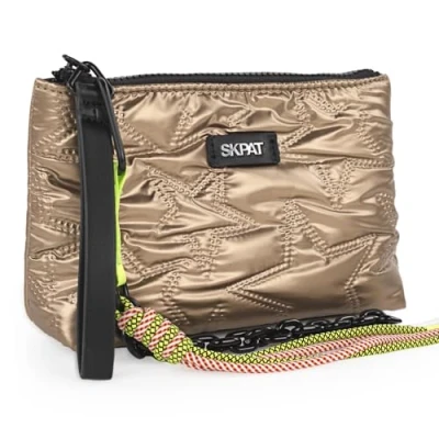 Imagen de SKPAT Bolsa De Aseo Mujer Neceser Para Ideal Viaje Pequeño Y Maquillaje, Bronce