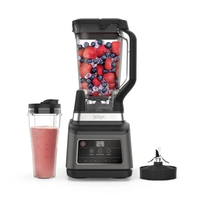 Imagen de Batidora de Vaso Ninja BN750EU, 1200 W, 2.1 l, individual 0.7 Tecnología Auto iQ, Negro
