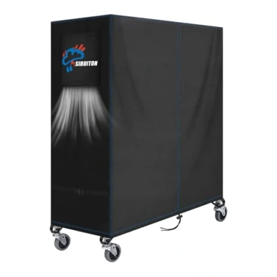 Imagen de SIRUITON Tenis de Mesa Protectora Ping Pong Resistente al Agua Transpirable Funda Negro