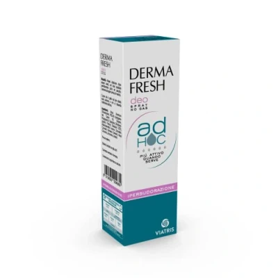 Imagen de DERMAFRESH Ad Hoc spray de hipersudoración, desodorante en antiolor, regula el exceso sudoración y aporta frescor durante mucho tiempo, sin alcohol, 100 ml