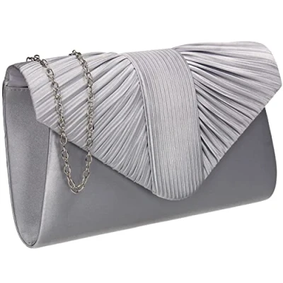 Imagen de SwankySwans Sophie, Bolsa de Mano para Mujer, Silver, One Size