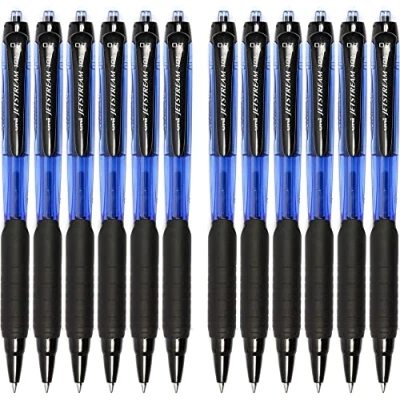 Imagen de Uni Jetstream 101 SXN 07 Bolígrafo retráctil (0,7 mm, 12 unidades), color azul