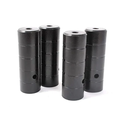 Imagen de KHE BMX Axle Pegs Reposapiés 2 x 10 mm 3/8&quot; y 14 Rosca Negro 4 unidades