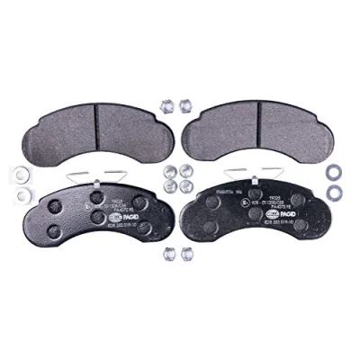 Imagen de HELLA 8DB 355 019 101 Juego de pastillas freno no preparado para indicador desgaste con tornillos pinza accesorios