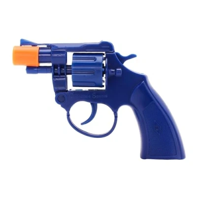 Imagen de Toyland® Pistola con Tapa Azul de 8 Disparos 14 cm (5,5 Pulgadas) Juguetes para Juegos rol y Disfraces Accesorios Halloween Edades 3+