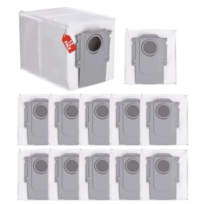 Imagen de 12 Bolsas de Repuesto Aspiradoras Compatibles con Roborock Q Revo/Qrevo Pro/Qrevo MaxV/Qrevo S/Qrevo master/Qrevo Slim/Qrevo Curv,Accesorios Bolsa Polvo para Automáticas Aspirador