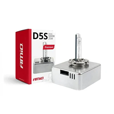 Imagen de Amio Bombilla de Xenón, Filamento Premium Xenon D5S 5000K