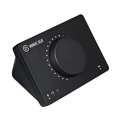 Imagen de Elgato Wave XLR Mezclador de audio y previo 75 db para micrófono a USB C, alimentación phantom 48 V, muteo táctil, software streaming, grabación podcasts, Mac PC
