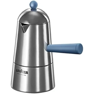 Imagen de Ilsa Pop Carmencita Cafetera de aluminio, mango azul, 2 tazas
