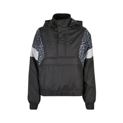 Imagen de Urban Classics Mixed Cortaviento, Mujer, Talla: 4XL, Black snowleo lightasphalt