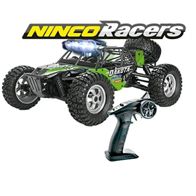 Imagen de Ninco NincoRacers Dakota, Desert Buggy teledirigido a Escala 1/12 y tracción Las 4 Ruedas, Color Verde, 34x26x15,5 cm, NH93140