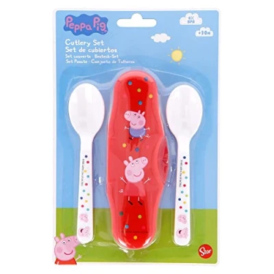 Imagen de Set De 2 Cucharas Para Bebé En Estuche Peppa Pig Little One