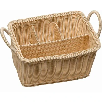 Imagen de APS cubertero ECONOMIC con 4 compartimentos, inastillable, cubertero, beige claro, 18 x 26 cm, altura 15 cm
