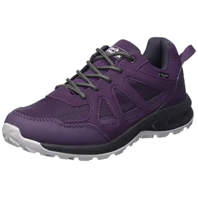 Imagen de Jack Wolfskin Woodland 2 Texapore Low W, Zapatillas para Caminar Mujer, Purple Phantom, 40.5 EU