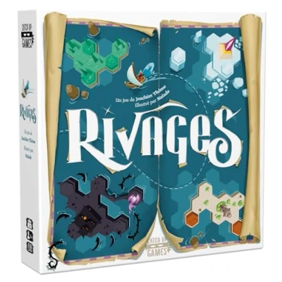 Imagen de Blackrock Games Rivage Juego de exploración verificación 1 a 5 Jugadores Desde 8 años Táctica, Estrategia y reflexión Versión Francesa Catch Up