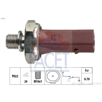 Imagen de FACET 7.0132 Sensor de Presión Aceite M10x1 1 Made in Italy OE Equivalent VOLKSWAGEN: Golf 4, 5, Transporter AUDI: A3 Hatchback, Q5