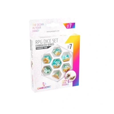 Imagen de Juego de mesa summer time rpg dice set (7pcs)