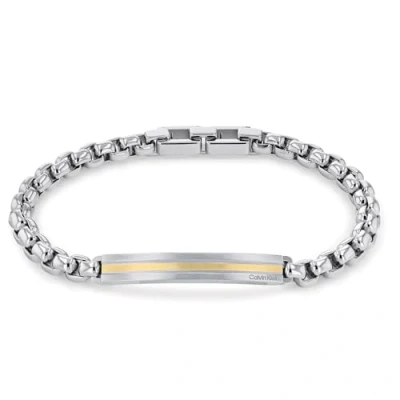 Imagen de Calvin Klein Pulsera de cadena para Hombre Colección CHANNELED METAL 35000062