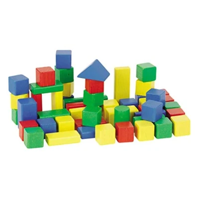 Imagen de HEROS 100021252 Juego de 50 bloques madera , color/modelo surtido
