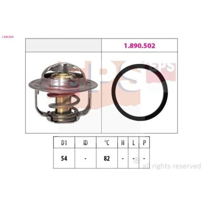 Imagen de FACET 7.8800 Termostato, refrigerante 82 54 Made in Italy OE Equivalent sin carcasa (cárter) OPEL: Zafira B, Vectra C Berlina, Astra G CC