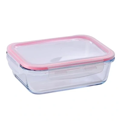 Imagen de UNITED COLORS OF BENETTON. Hermético Rectangular 1.0l borosilicato Casa Benetton, Blanco, 1,0 L