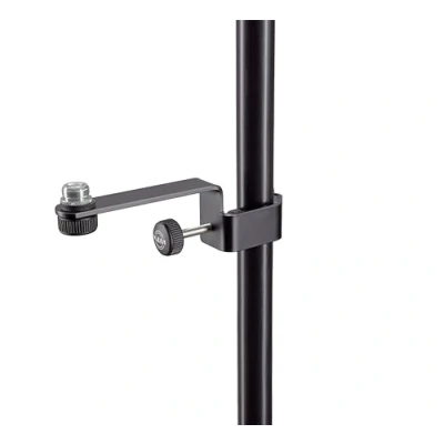 Imagen de K&amp;M 23830 Soporte de micrófono con fijación para tubo Ø 30 mm, acero negro