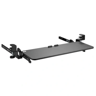 Imagen de Maclean MC 462 Soporte de Teclado Montaje Bajo Escritorio, Ajustable, máx. 5kg, 67x24cm