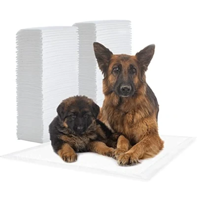 Imagen de Iris Ohyama, Almohadillas para Cachorros/Adiestramiento, Alfombrillas superabsorbentes incontinencia en el baño, Perros y Cachorros de hasta 35kg Pet Pad NS 100 DW, Blanco