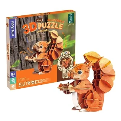 Imagen de Mini Puzzle 3D Ardilla