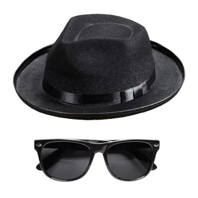 Imagen de WIDMANN 95715 ? &quot;Blue Man Sombrero y Gafas, Talla única , color/modelo surtido