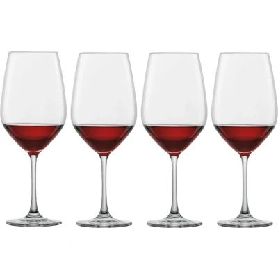 Imagen de Schott Zwiesel copas de vino tinto Forté (4 unidades), clásicas cristal para o agua, aptas lavavajillas, fabricadas en Alemania (número referencia 123612)