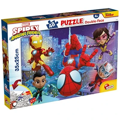 Imagen de Liscianigiochi Marvel Puzzle DF M Plus 48 Spidey, Multicolor (99610)