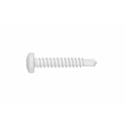 Imagen de Index ABR4219BLE Tornillo punta broca DIN 7504 N phillips lacado blanco 4,2 x 19