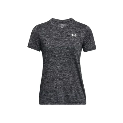 Imagen de Under Armour Tech SSC Twist camiseta de manga corta para mujer con cuello redondo, cómoda deporte transpirable y secado rápido